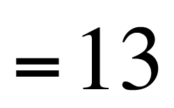 Svar = 13