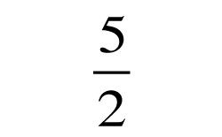 Hur mycket är 5 dividerat med 2 i blandad form?