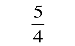 Hur mycket är 5 dividerat med 4 i blandad form?
