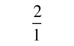 Hur mycket är 2 dividerat med 1 i blandad form?