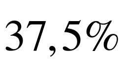 37,5%