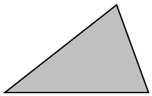 spetsvinklig triangel