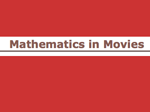 Mathematics in Movies